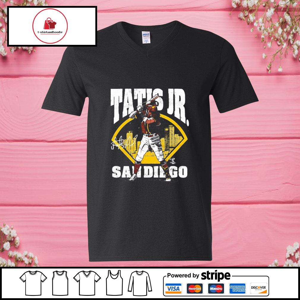 Fernando Tatis Jr. San Diego Rough Signature Baseball T-Shirt