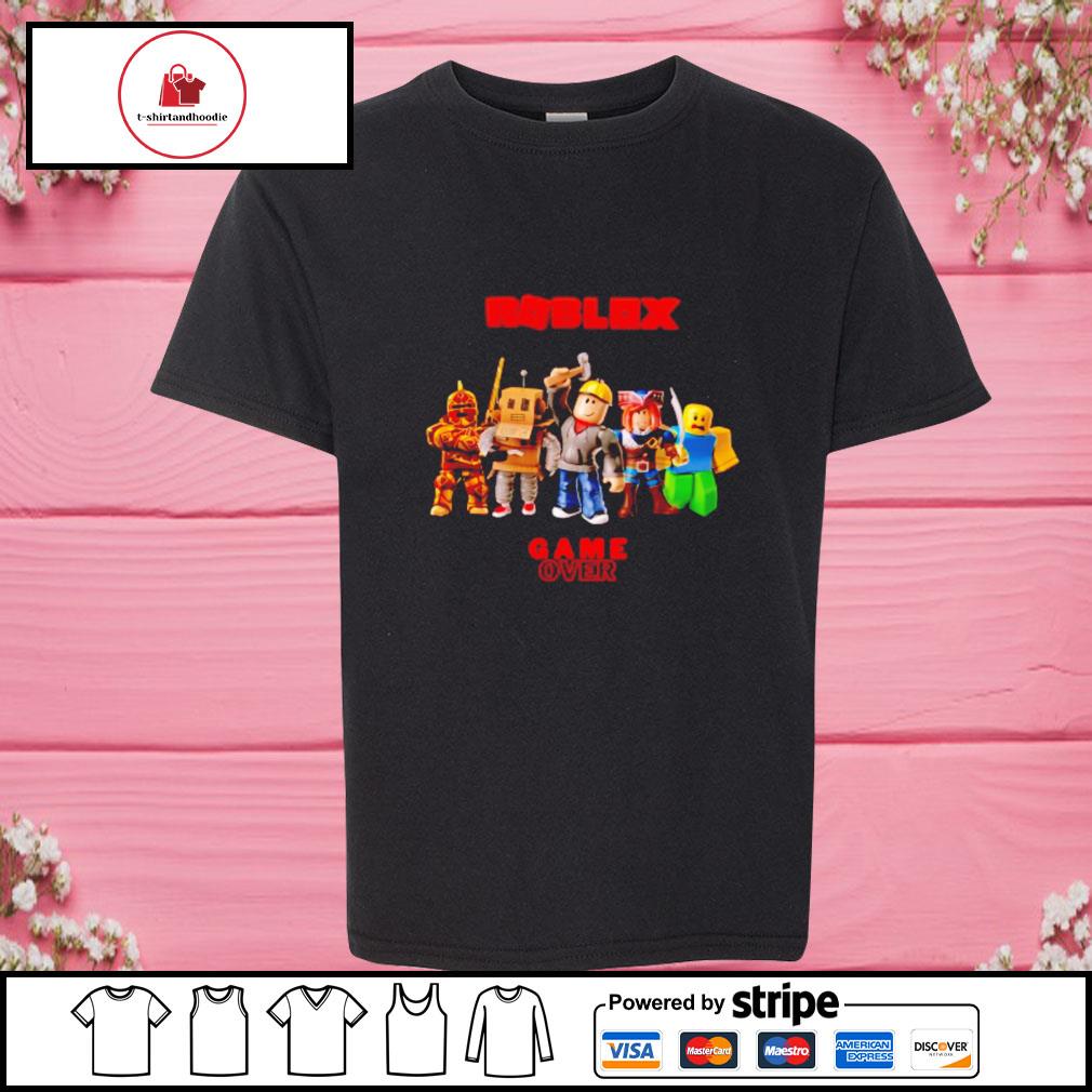 T shirt roblox camisa time preta