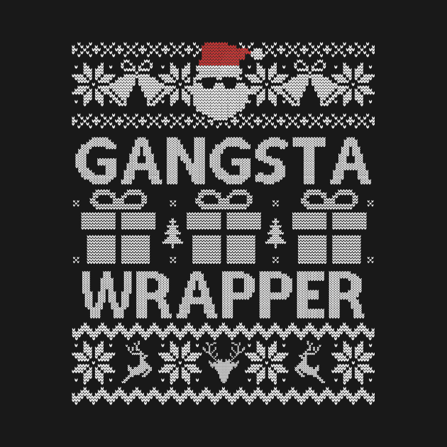 Ugly christmas sweater hot sale gangsta wrapper