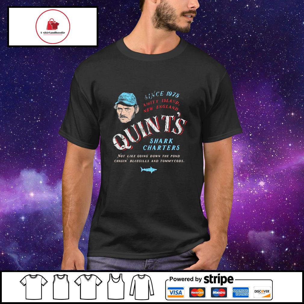 Quint's Shark Fishing T-Shirt  Movie Graphic T-Shirt Europe