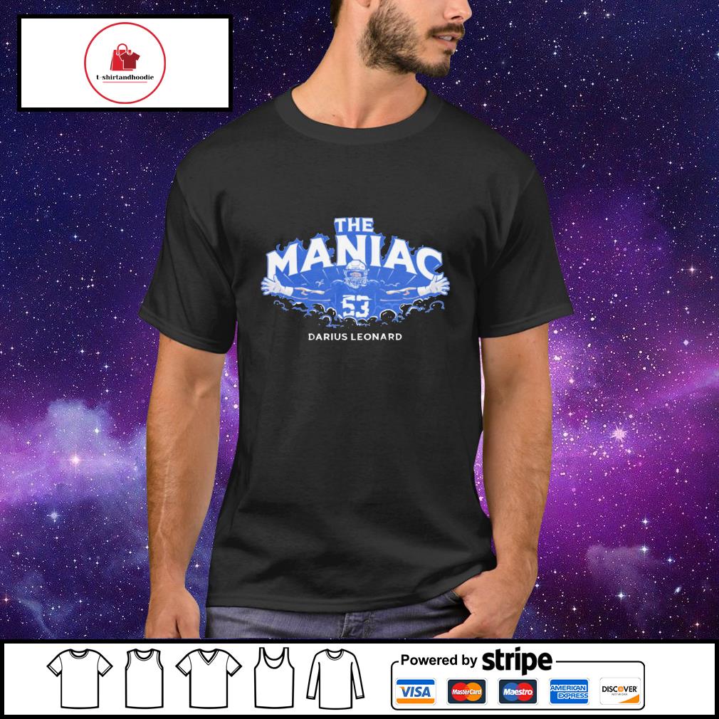 Darius Leonard Maniac Foundation signature shirt, hoodie, sweater, long  sleeve and tank top