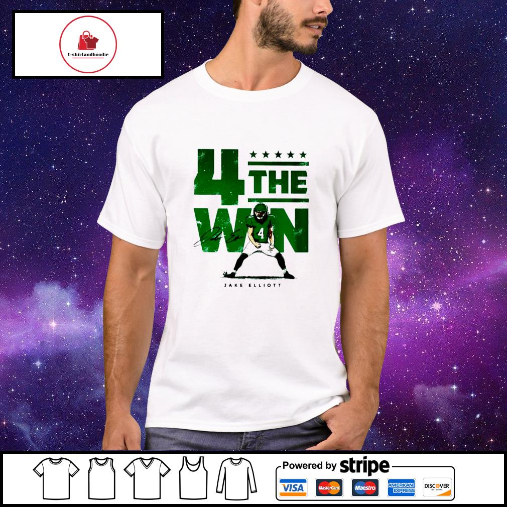 4 the win Jake Elliott signature shirt - Limotees