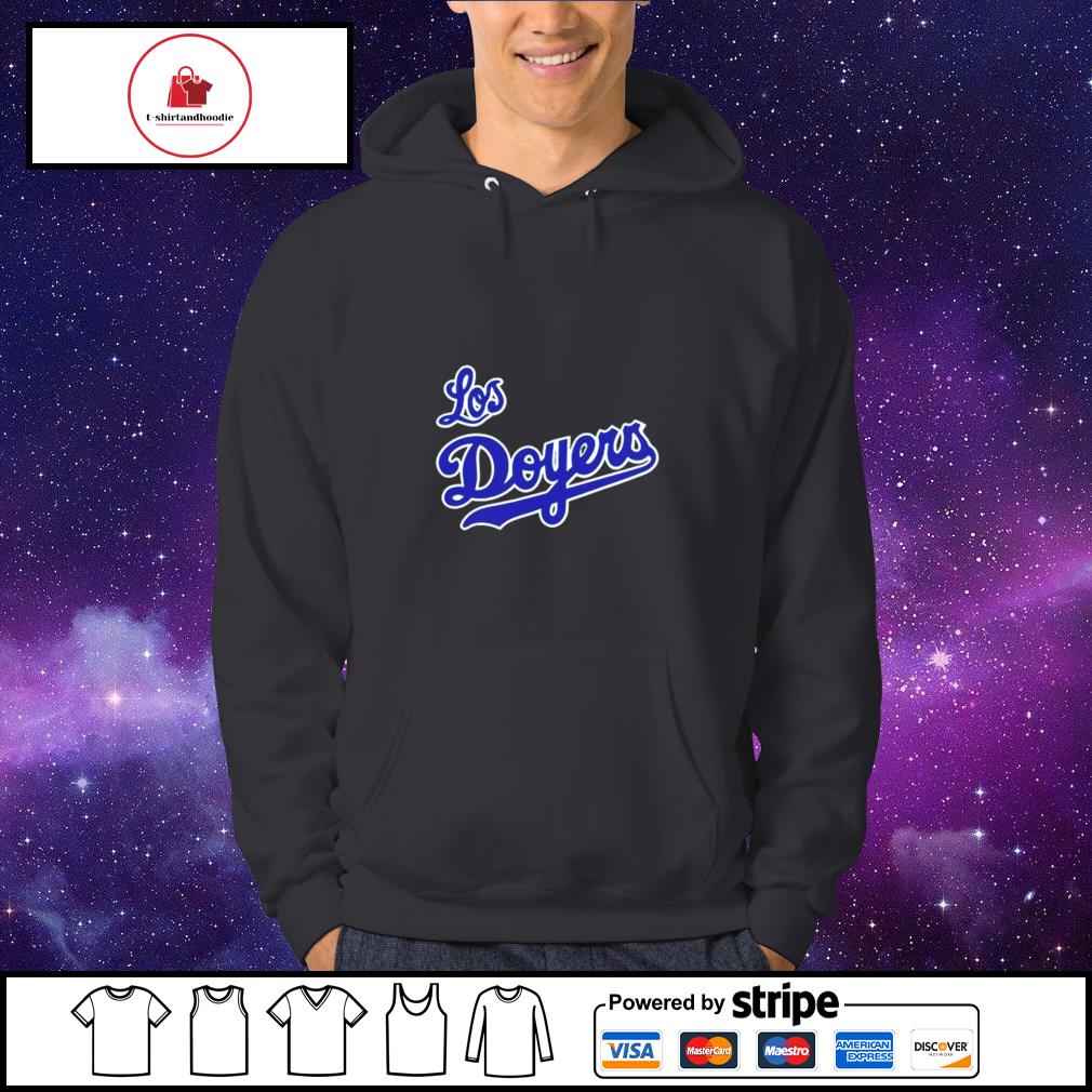 Los Angeles Dodgers Parody Los Doyers Logo Hoodie 