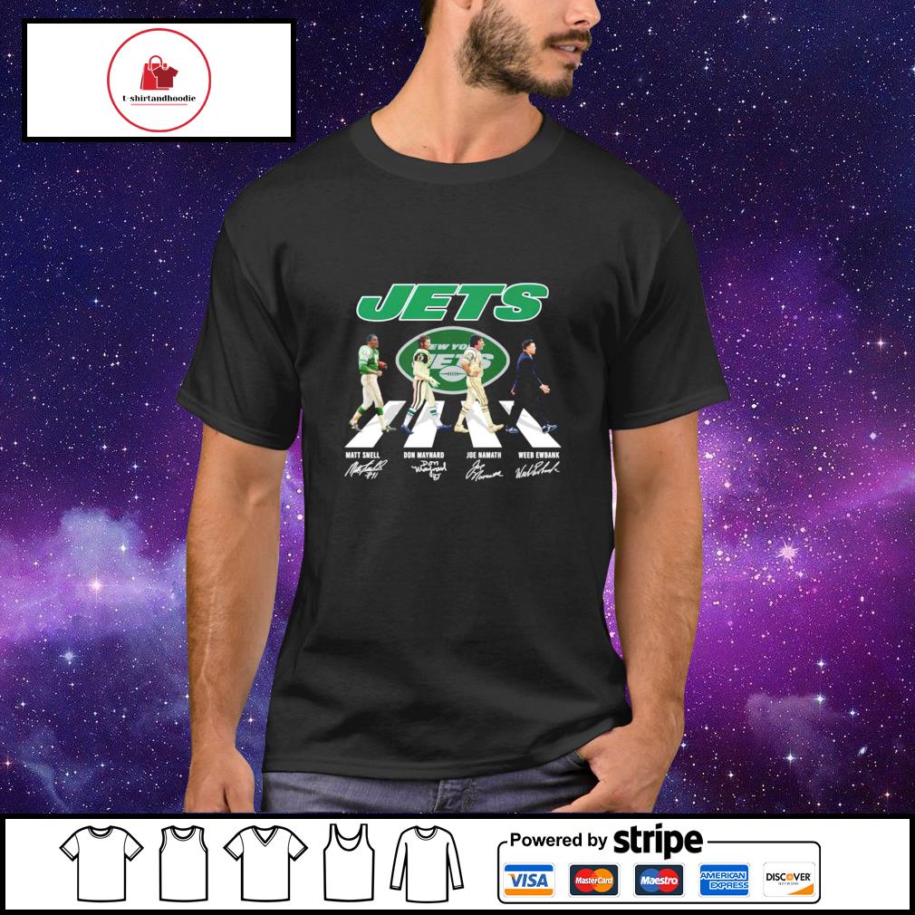 New York Jets abbey road signatures T-shirt, hoodie, sweater, long sleeve  and tank top