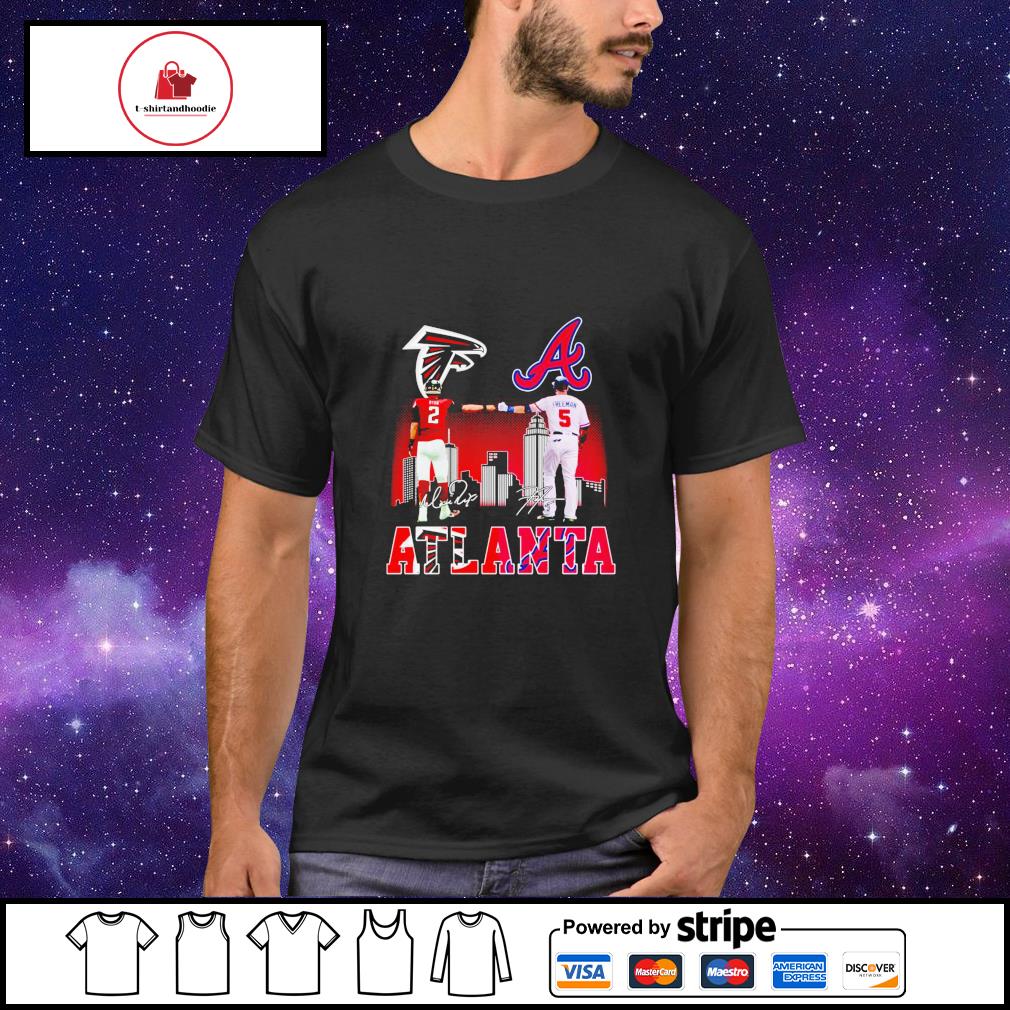 Matt Ryan Atlanta Falcons vs Atlanta Braves Freddie Freeman Atlanta City  Signatures Shirt, hoodie, sweater, long sleeve and tank top