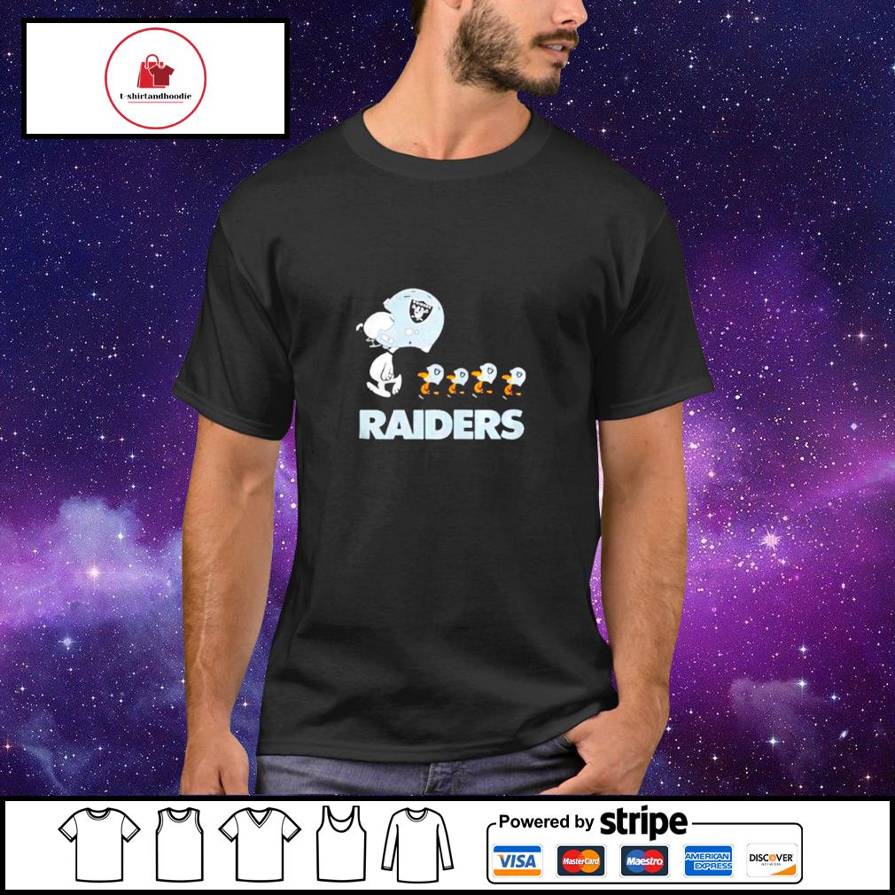 Snoopy And Woodstock Oakland Raiders Shirt