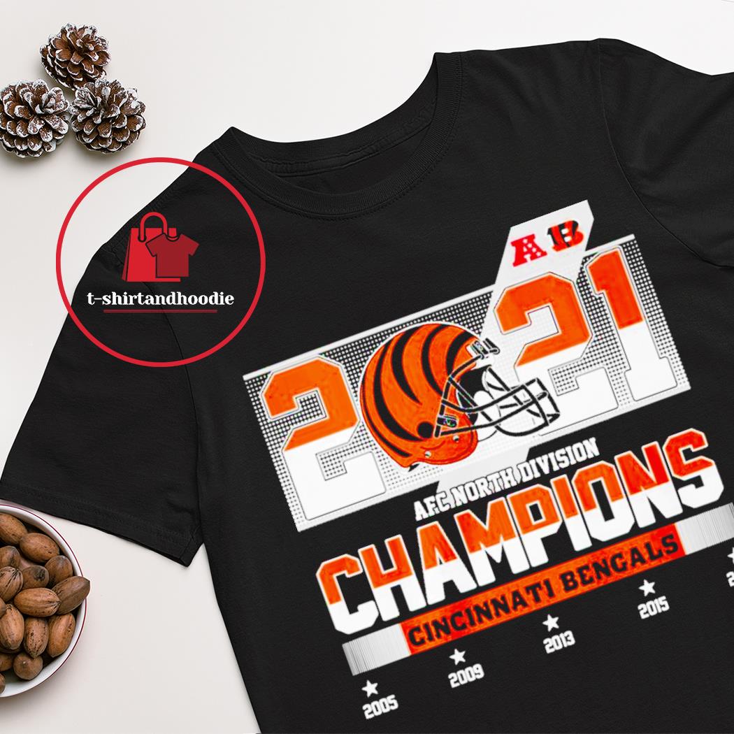 Cincinnati Bengals Team Football 2021 AFC North Division Champions  signatures shirt, hoodie, sweater, long sleeve and tank top