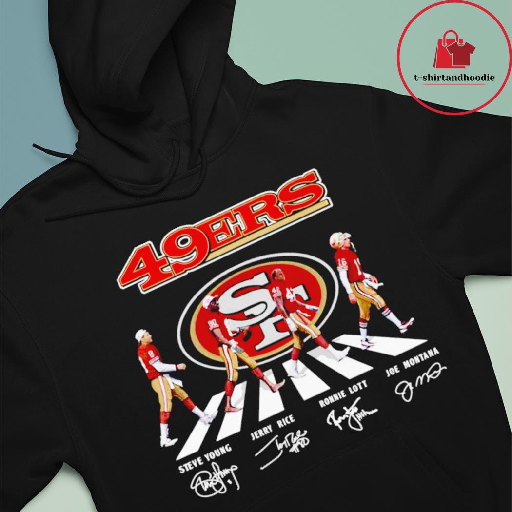 Champions 49ers Jerry Rice Joe Montana Steve Young Shirt - High