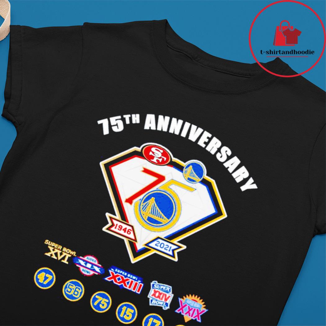 warriors 75th anniversary shirt