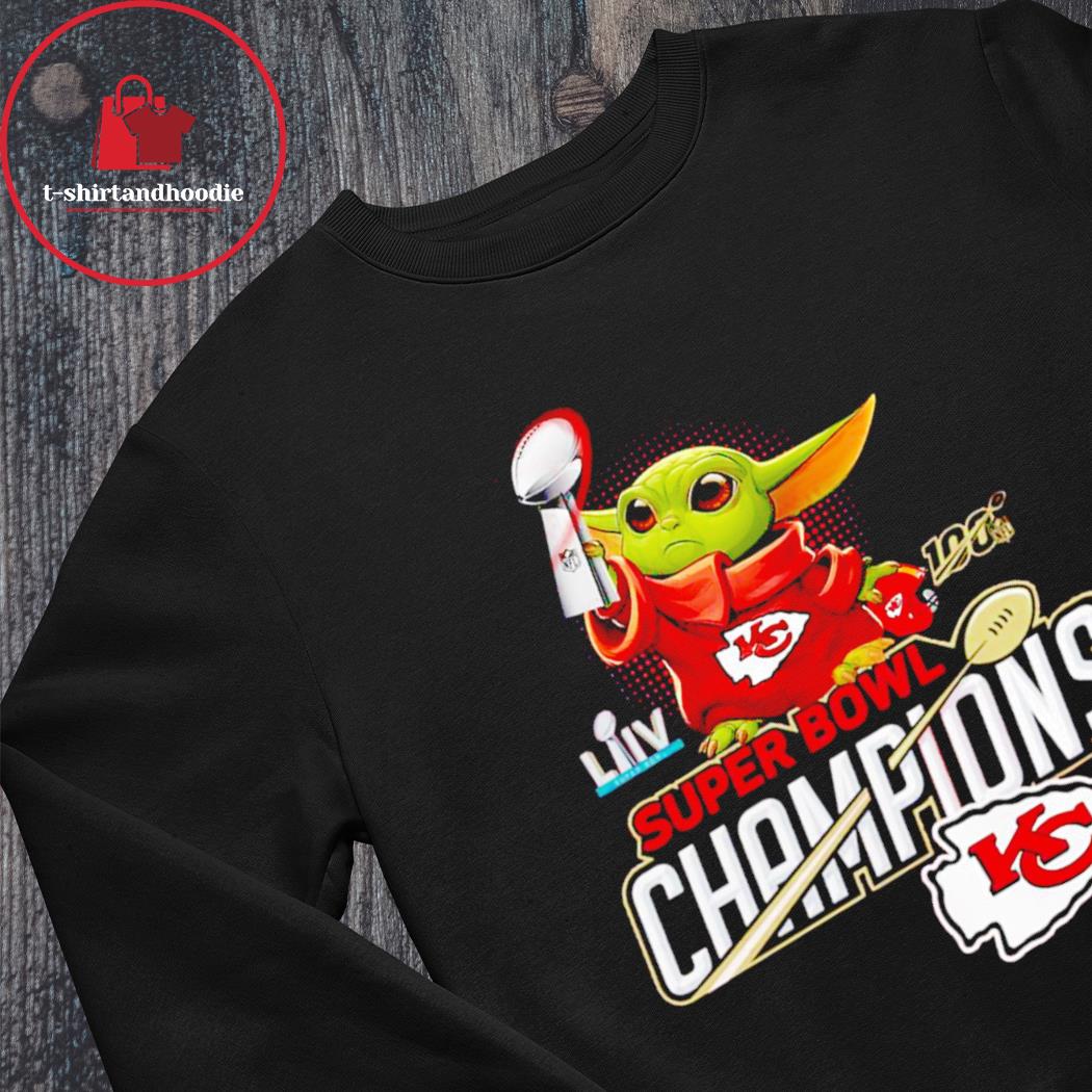 Baby Yoda hug super bowl champions Kansas City Chiefs shirt, hoodie,  sweater, long sleeve and tank top