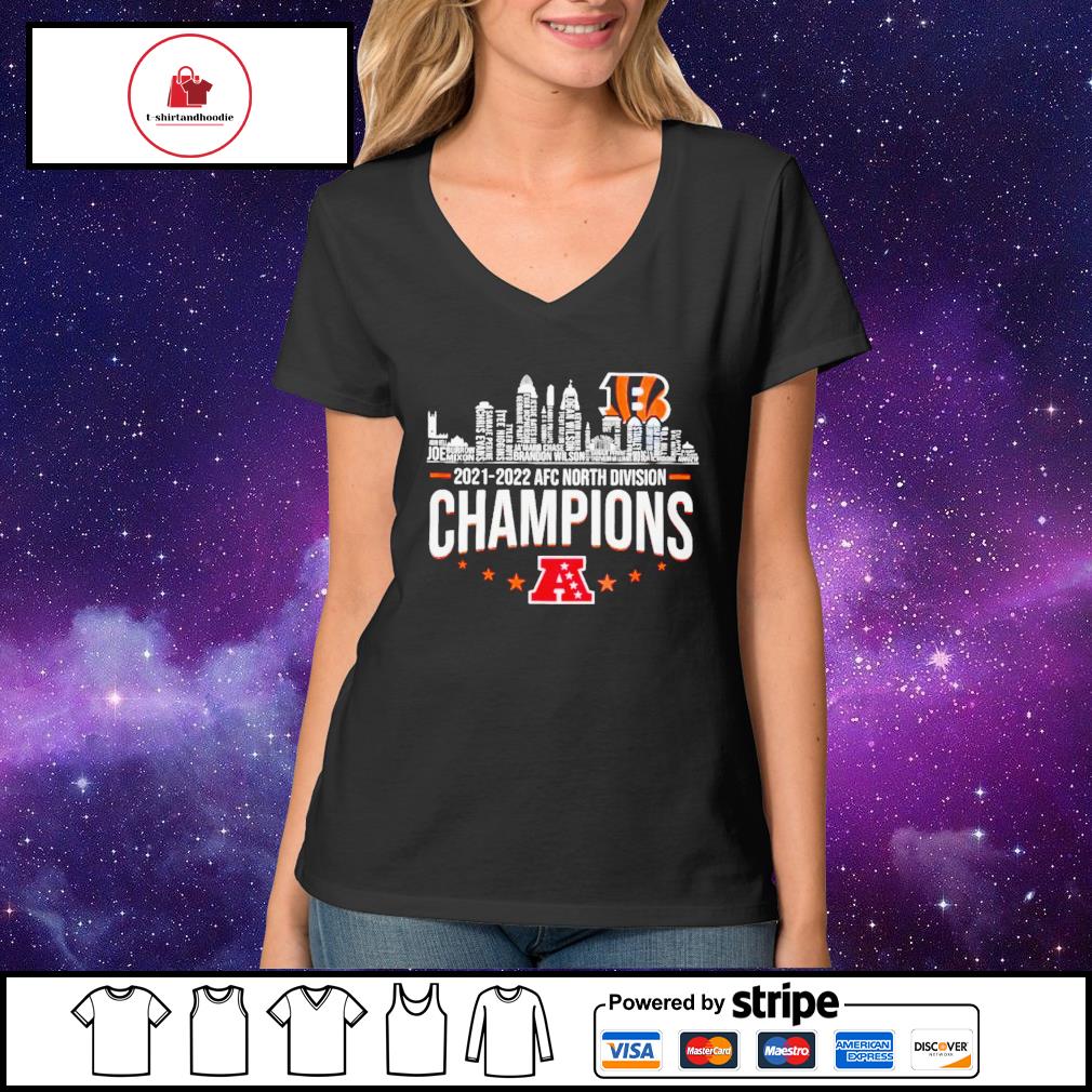 Cincinnati Bengals 2021 2022 Afc North Division Champions Shirt - Trends  Bedding