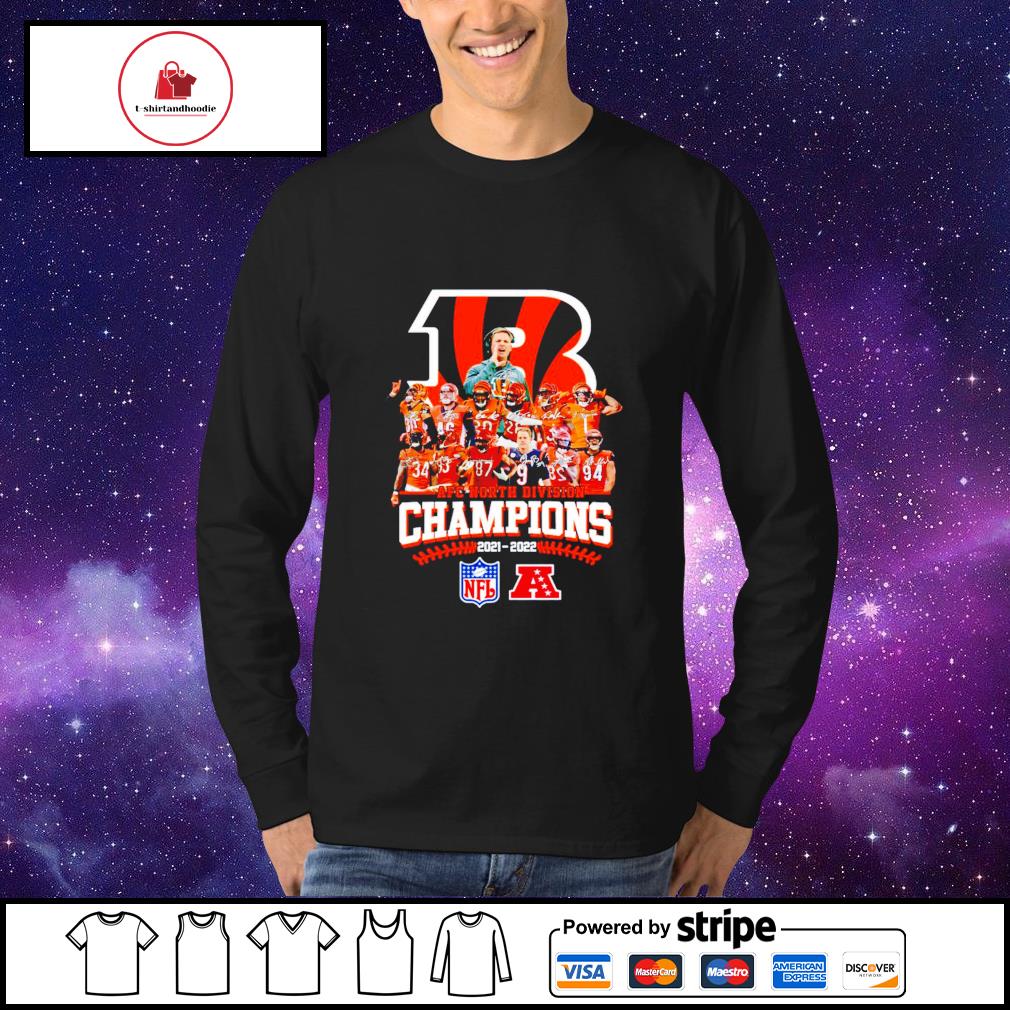 2021 2022 Cincinnati Bengals AFC North Division Champions Classic T-Shirt,  hoodie, sweater, long sleeve and tank top