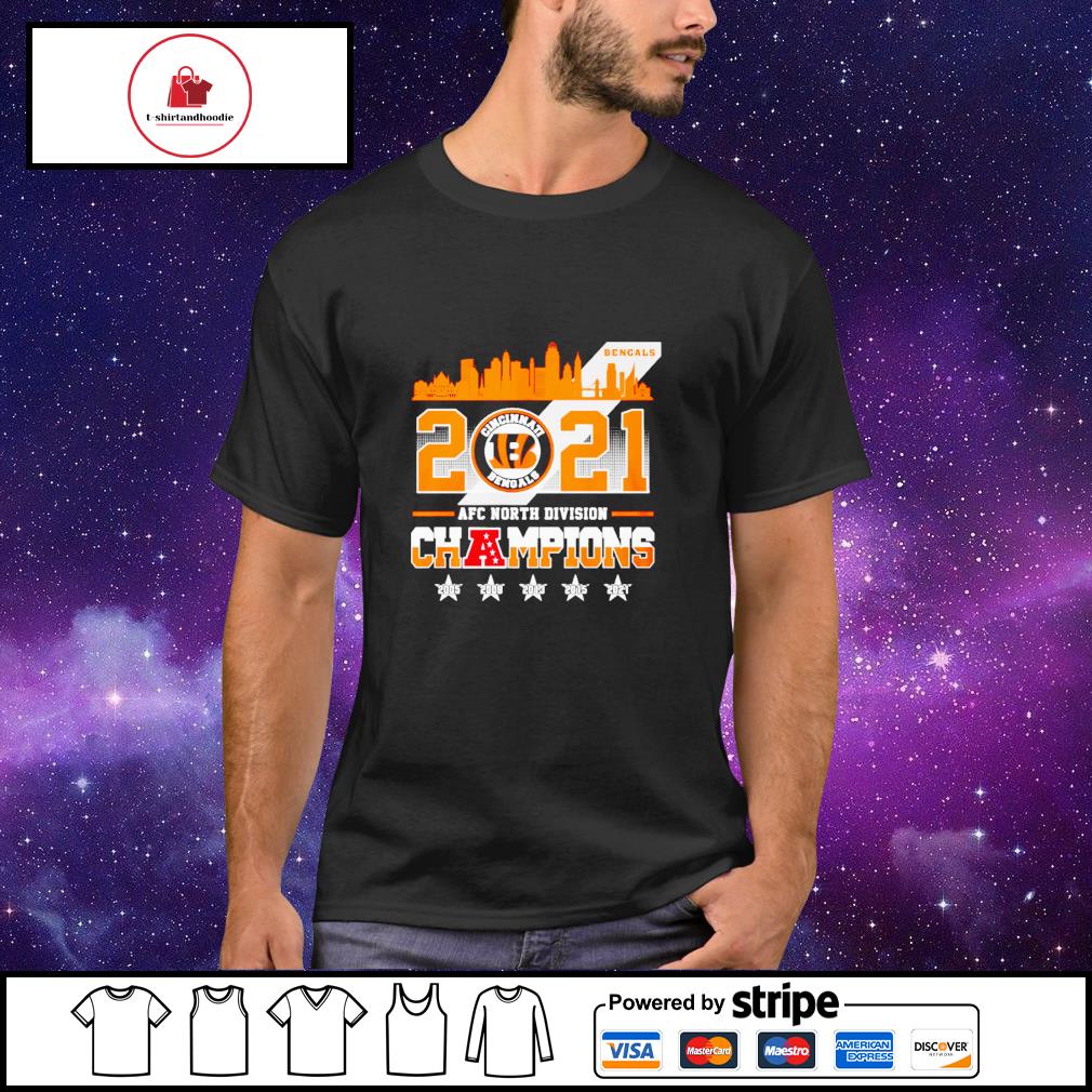 Cincinnati Bengals 2021 AFC North Division Champions Shirt