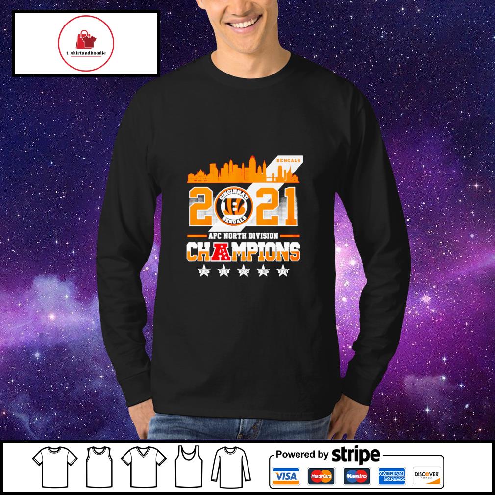 Official Cincinnati Bengals AFC North Division Champions shirt, hoodie,  sweater, long sleeve and tank top