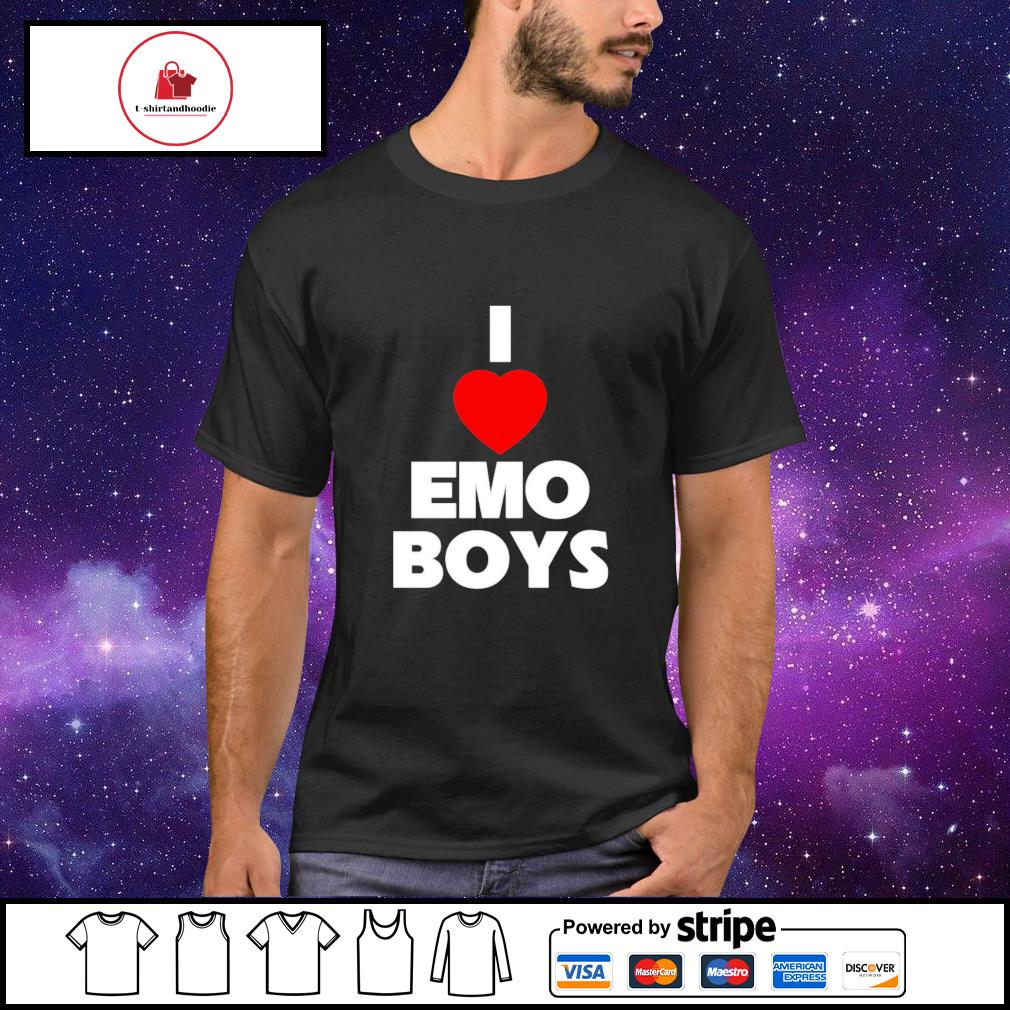 I Love Emo Boys Shirt Emo Shirt I Heart Emo Boys Emo 