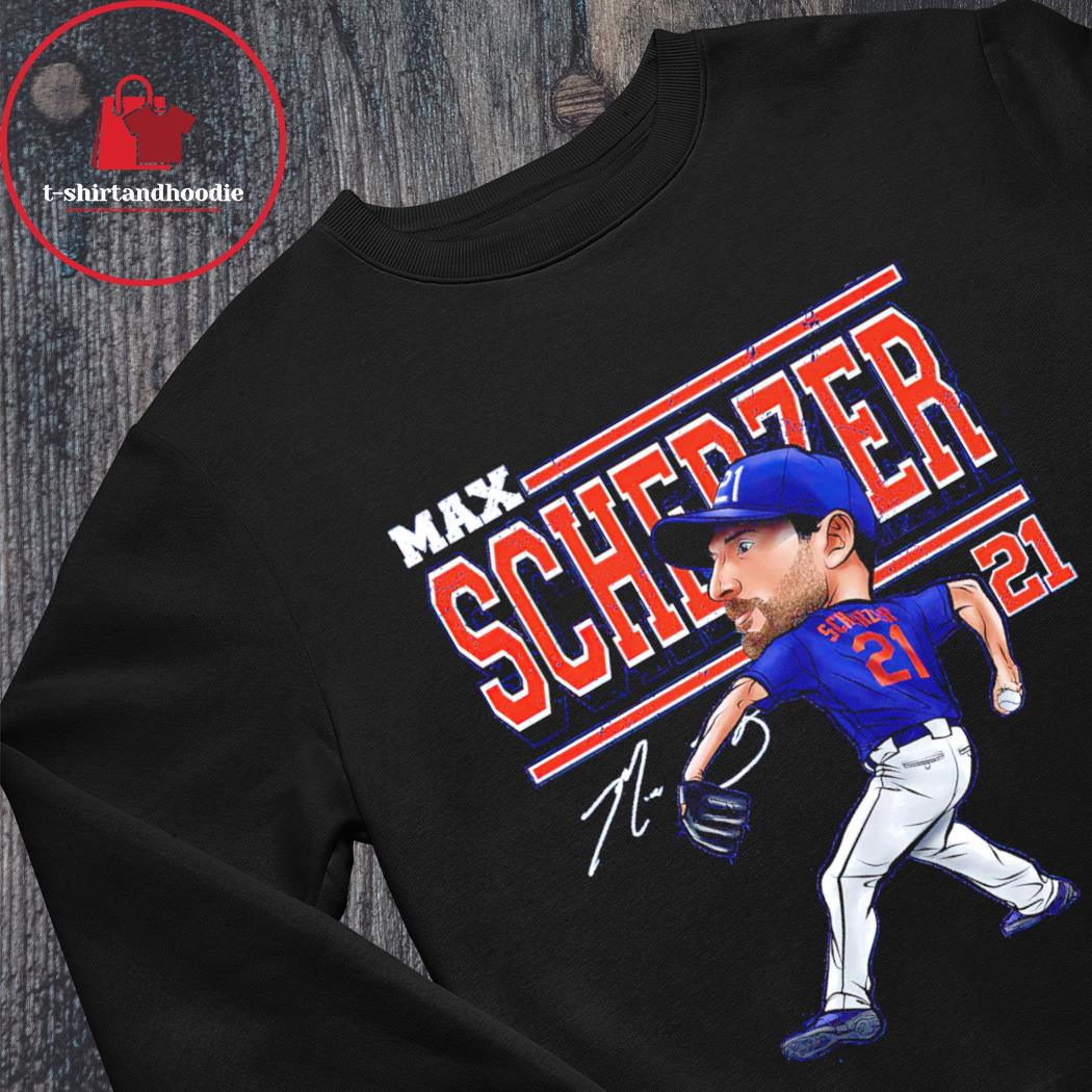 Official New York Mets Max Scherzer cartoon shirt, hoodie, sweater