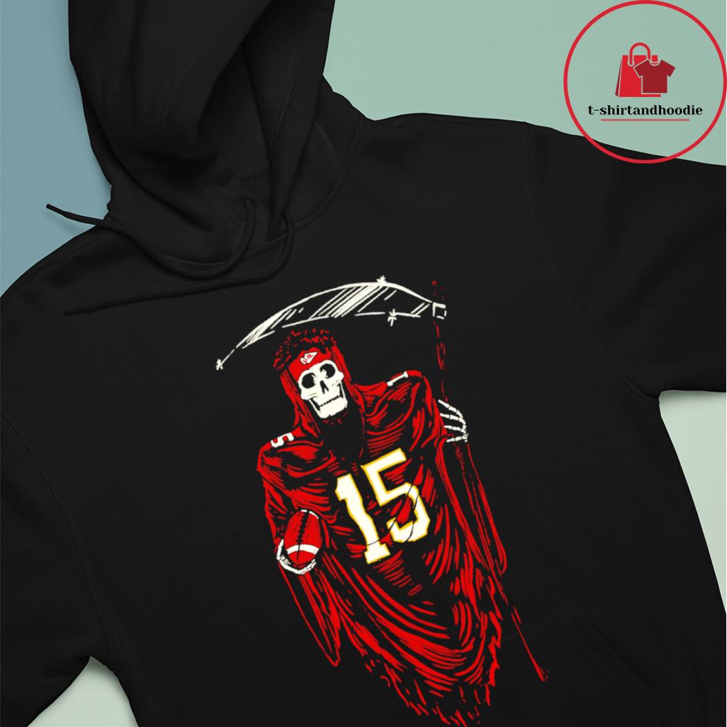 Patrick mahomes ii grim reaper 2022 shirt, hoodie, sweater, long