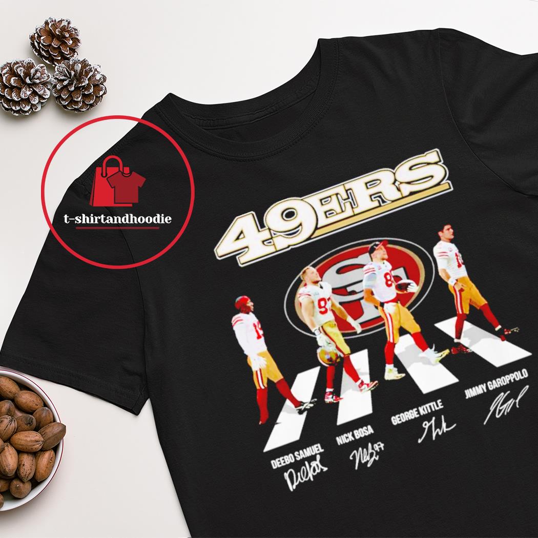 San Francisco 49ers Abbey Road signatures shirt, hoodie, sweater, long  sleeve and tank top