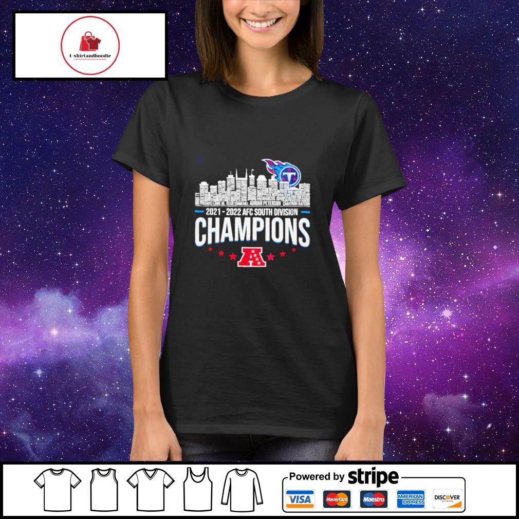 Tennessee Titans 2021 afc south division champions shirt