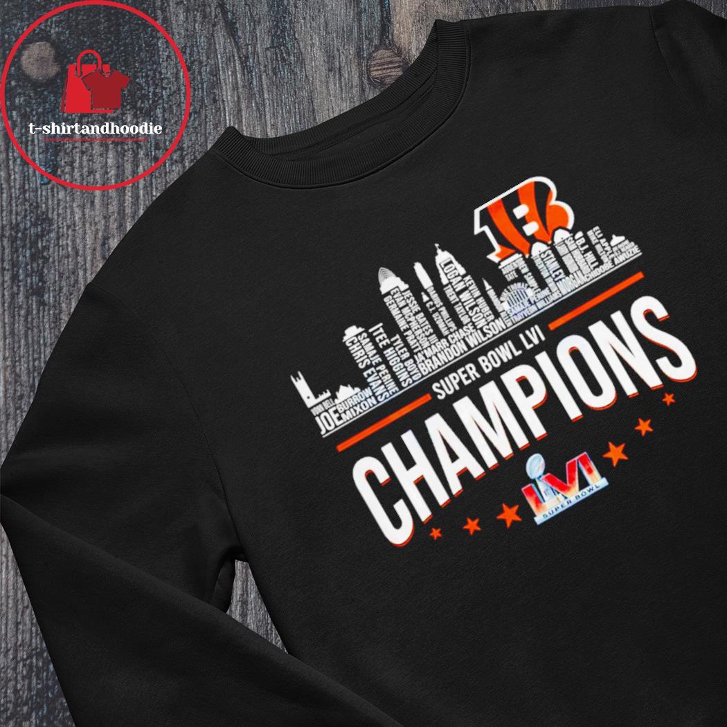 2022 Bengals Super Bowl LVI Champions shirt, hoodie, sweater, long