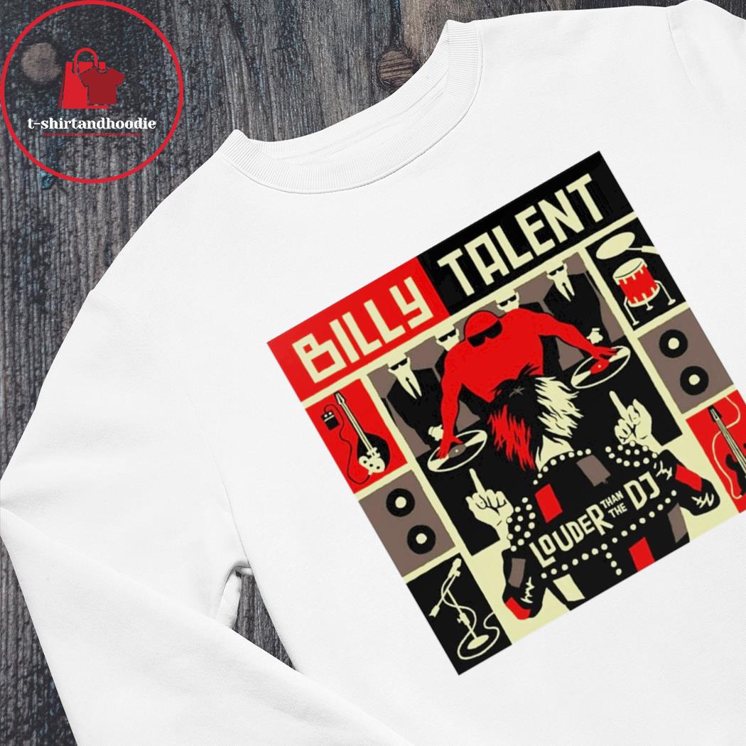 NEW & OFFICIAL! Billy Talent 'Louder Than The DJ' Zip Up Hoodie