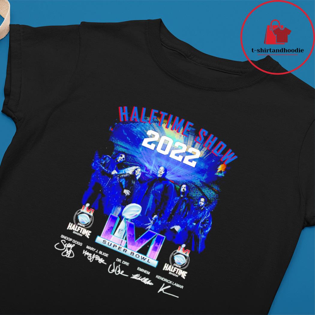 Halftime Show 2022 Super Bowl Football Team Custom T-shirt Printing