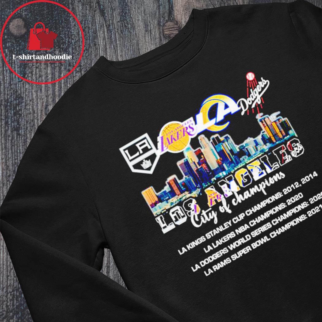 Los Angeles Rams Super Bowl Champions 2022 shirt, Los Angeles City of  Champions T-shirt