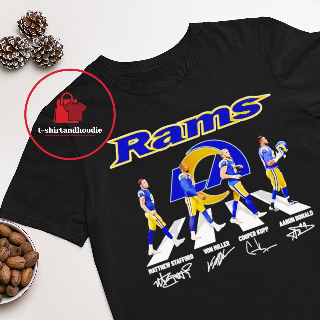 Official los Angeles Rams SUper Bowl Champions 2021-2022 Sean Mcvay Cooper  Kupp Signatures Shirt, hoodie, sweater, long sleeve and tank top