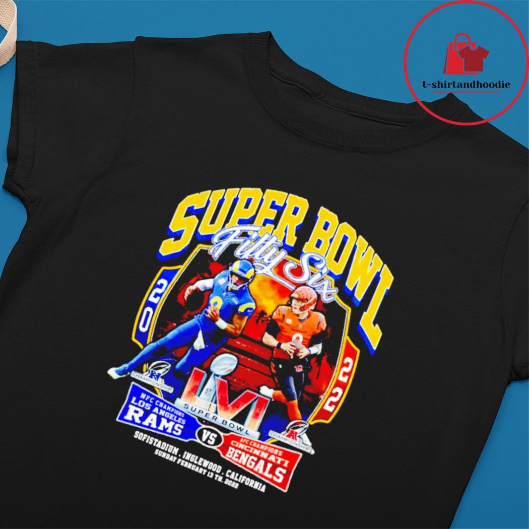 Super Bowl 2022 Rams Vs Bengals New Design T-Shirt