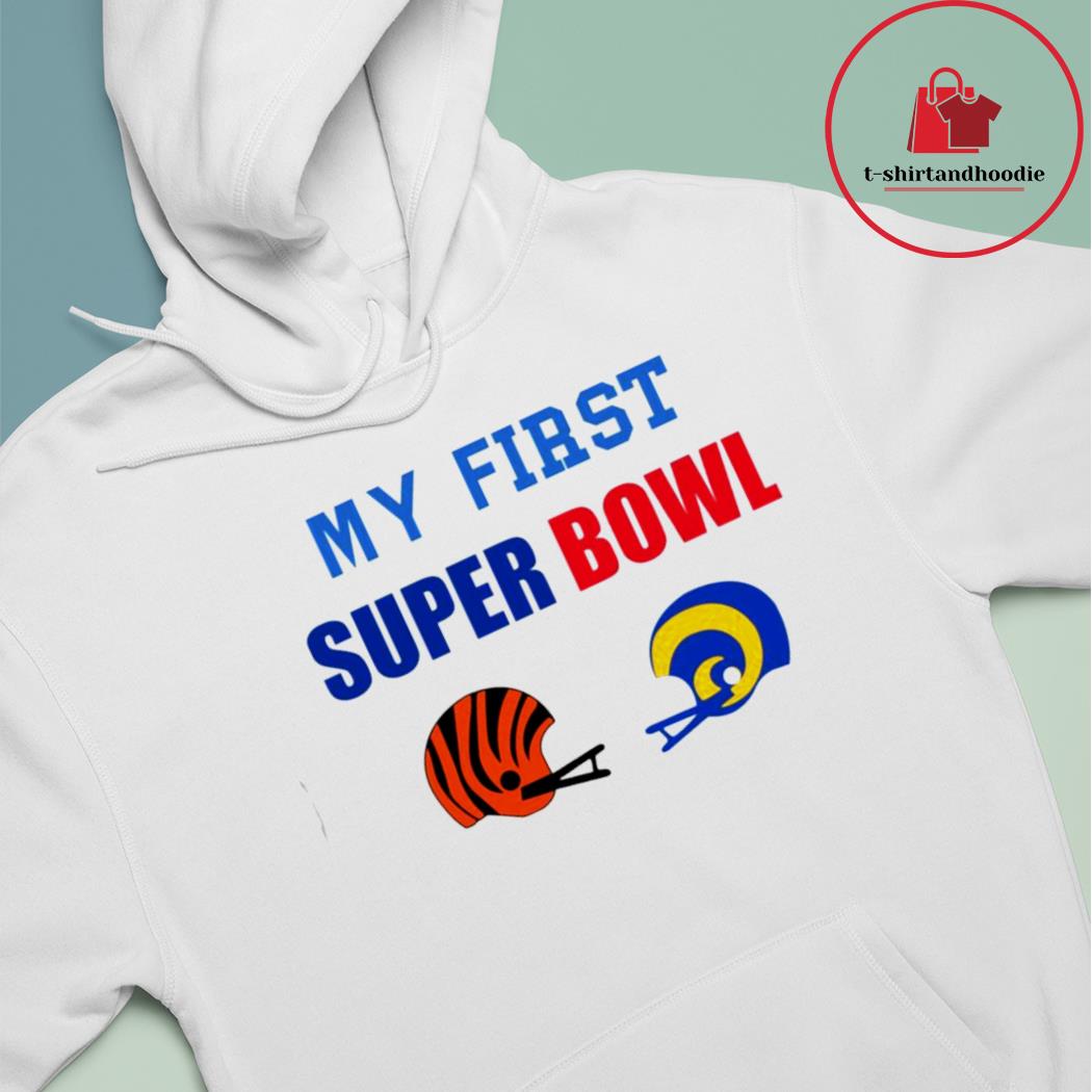 My First Super Bowl Helmet Bengals vs Rams Shirt, hoodie, sweater