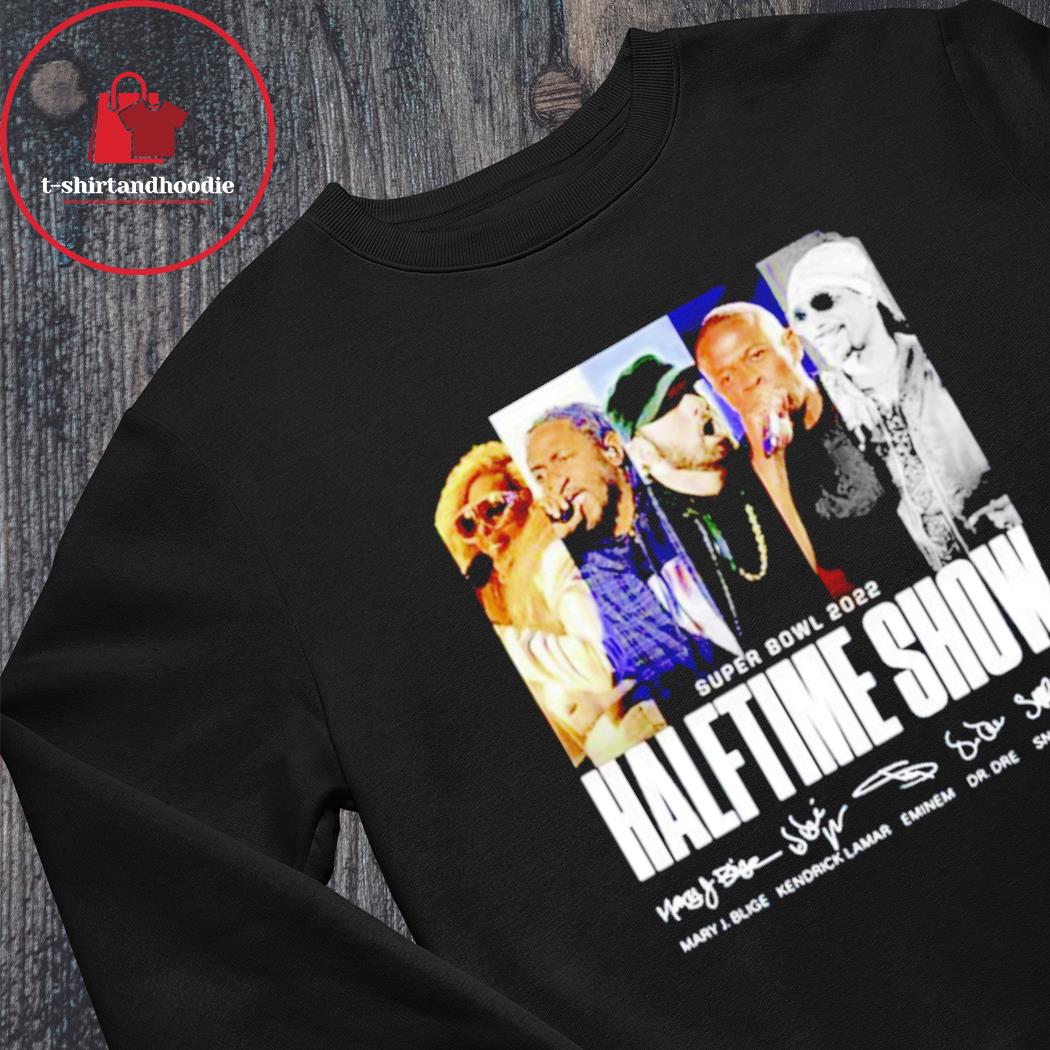 Super bowl 2022 halftime show signatures shirt, hoodie, longsleeve