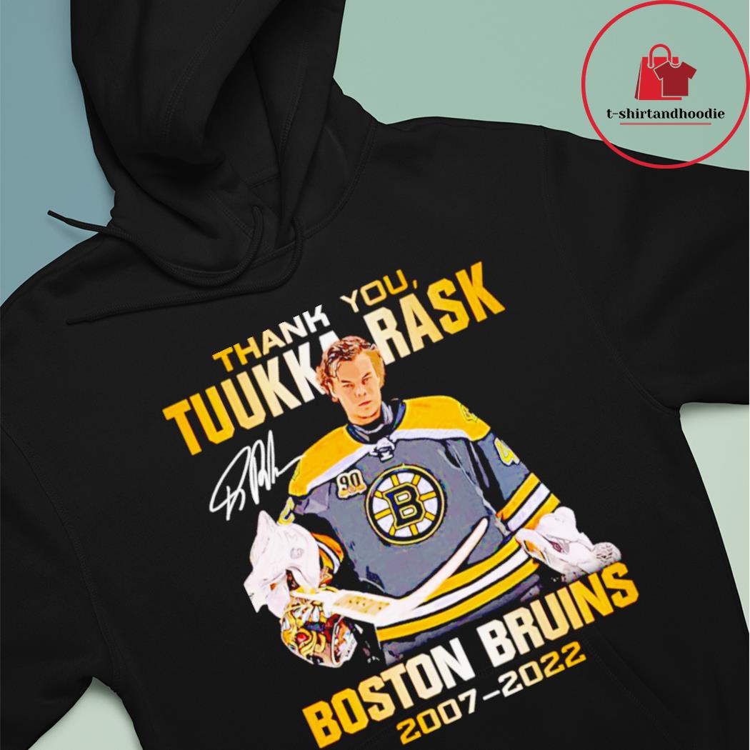 Thank You Tuukka Rask Boston Bruins 2007 2022 Signature