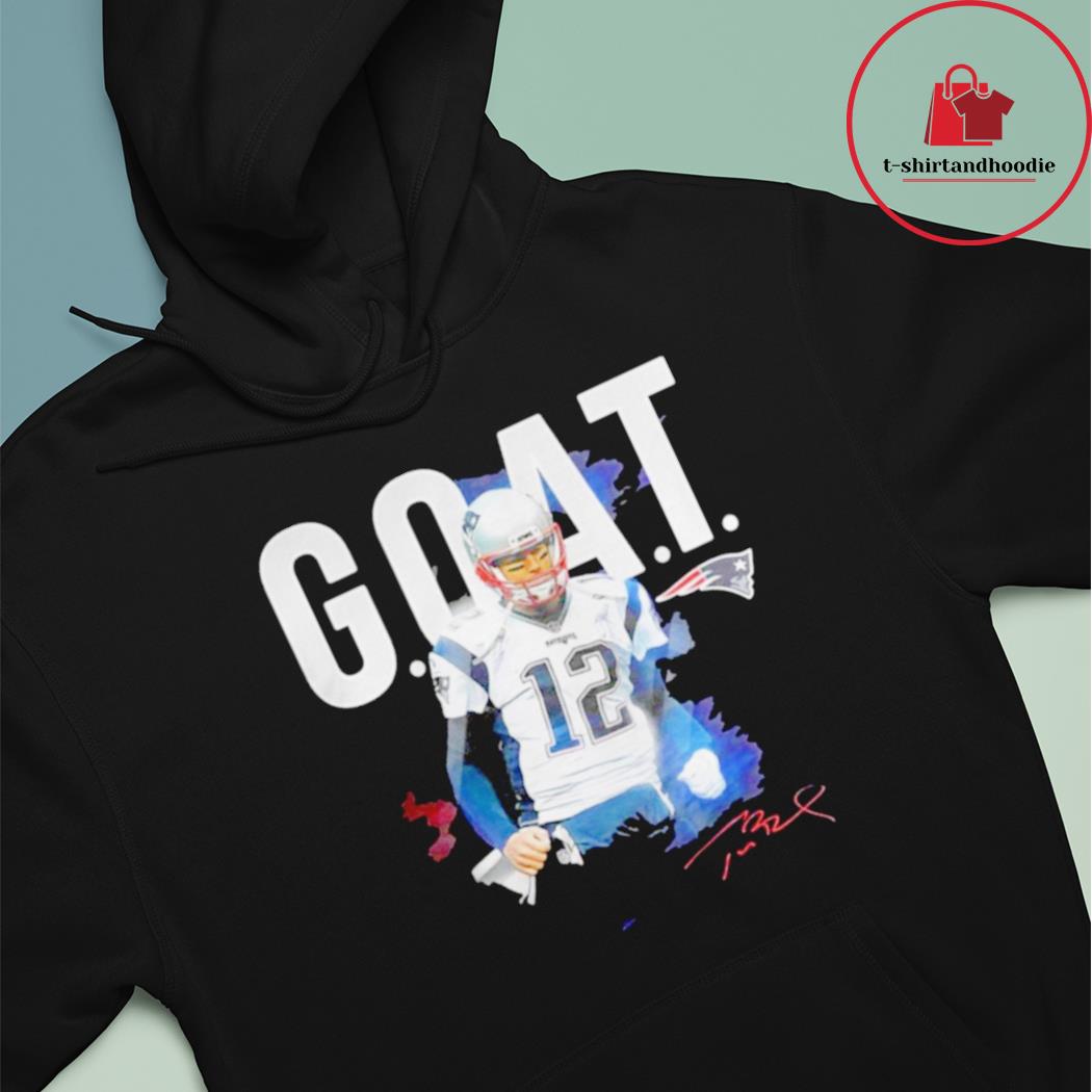 Tom brady goat on sale hoodie