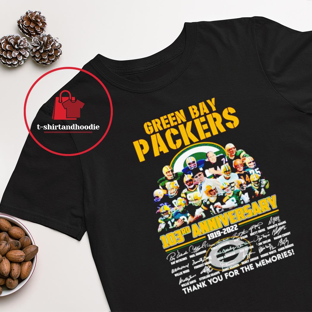 Green Bay Packers 103rd anniversary tshirt