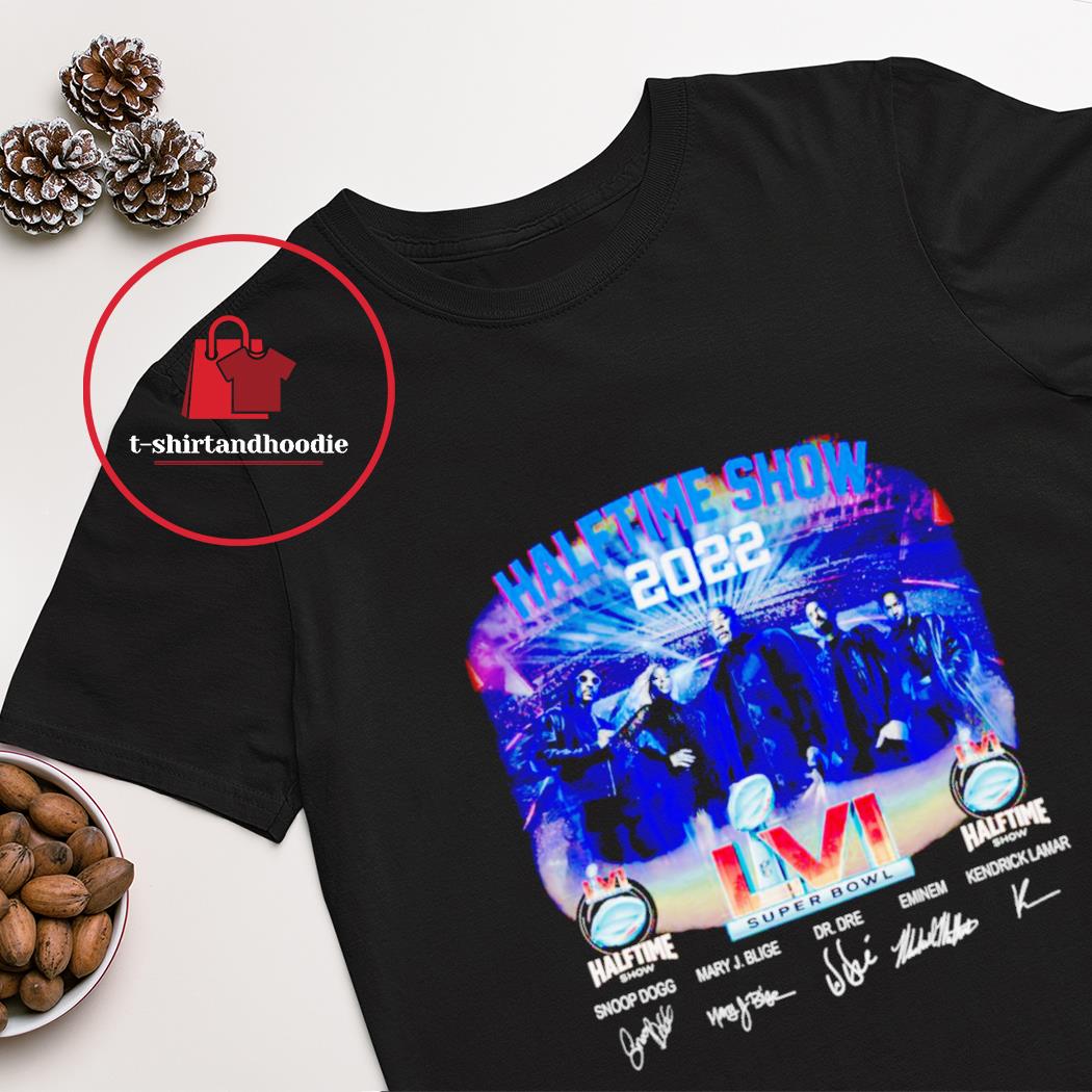 Halftime Show Super Bowl 2022 signatures shirt, hoodie, sweater, long  sleeve and tank top