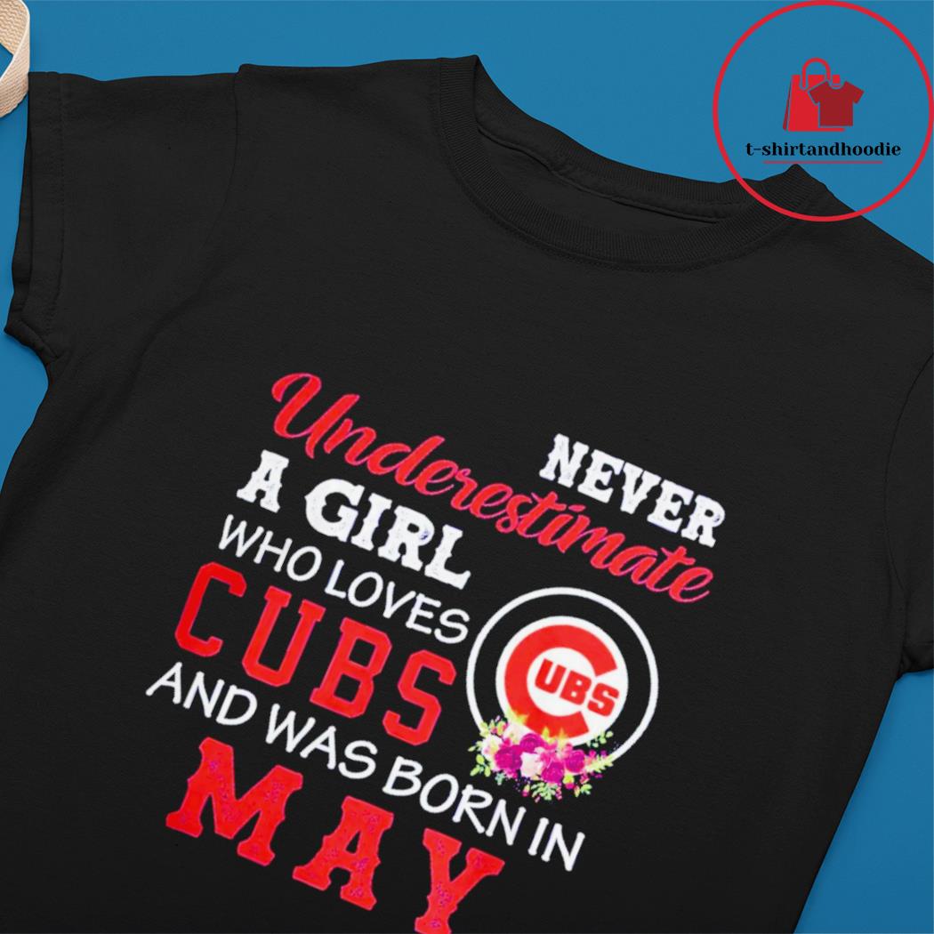 Never Underestimate A Mom Who Is Also A Chicago Cubs Fan T-Shirt -  TeeNaviSport