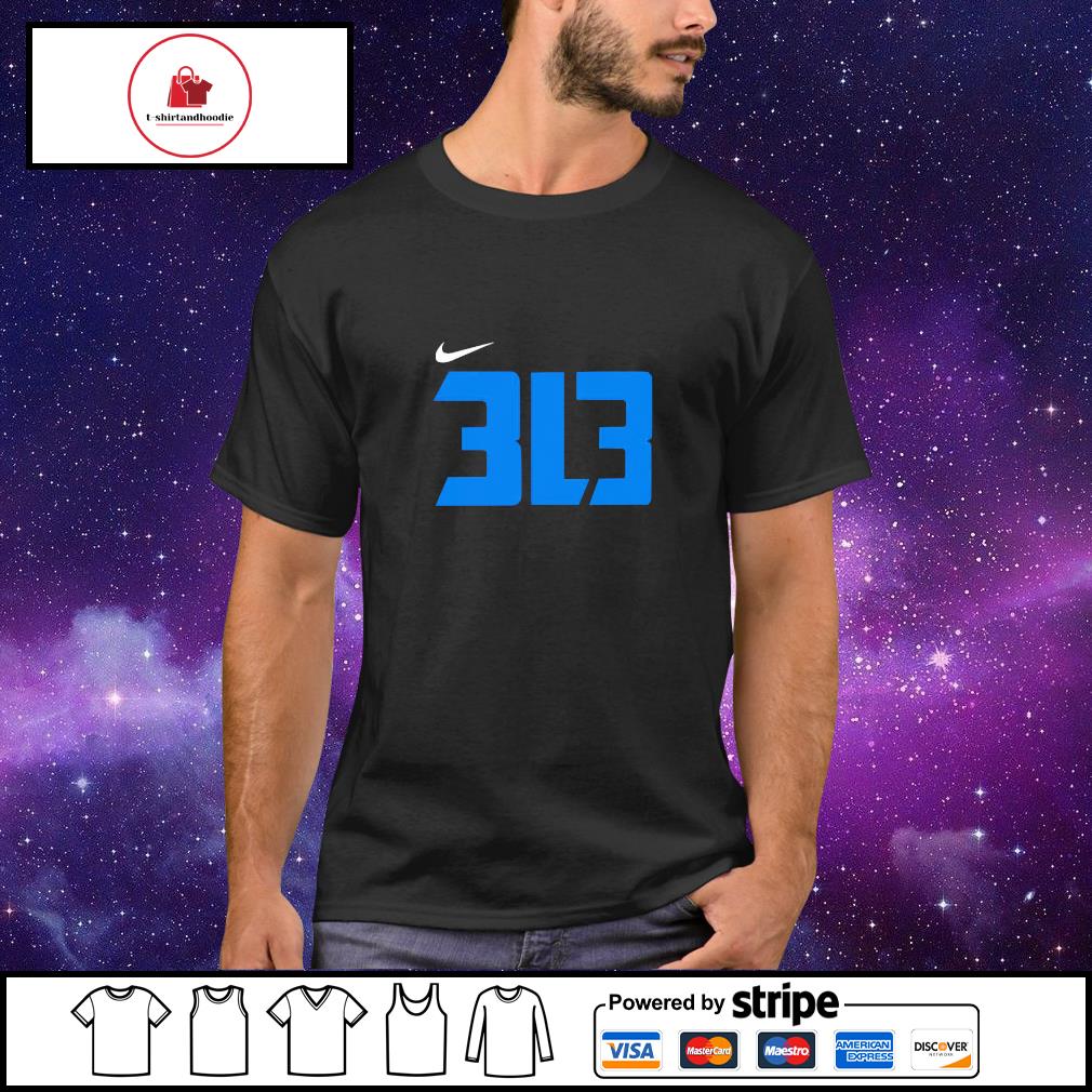 313 Hoodie 3L3 Detroit Lions shirt, hoodie, sweater, long sleeve