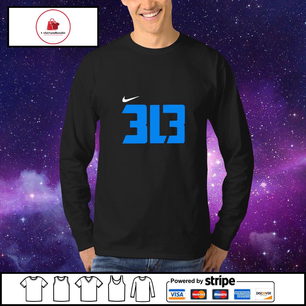 313 3L3 Detroit Lions Shirt