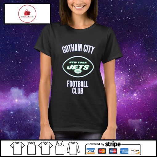 New York Jets Vintage Gotham City Football Shirt - T-shirts Low Price