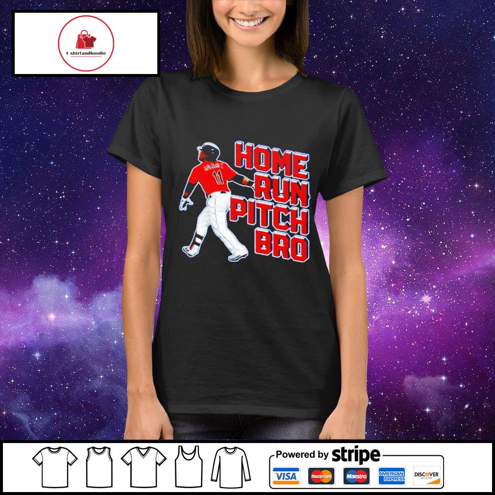 Official José Ramírez Cleveland Guardians home run pitch bro shirt -  Peanutstee