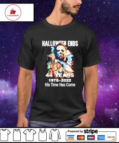 Michael Myers halloween ends 44 year 1987 2022 his time has come shirt