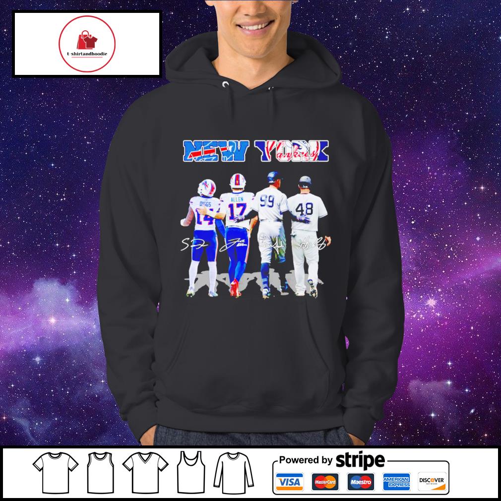 New York Sport Diggs And Allen And Aaron Judge And Anthony Rizzo Signatures  Shirt Hoodie, Long