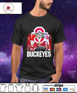 Ohio State Buckeyes stroud and Olave signatures shirt
