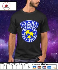 Resident evil stars racoon city police shirt