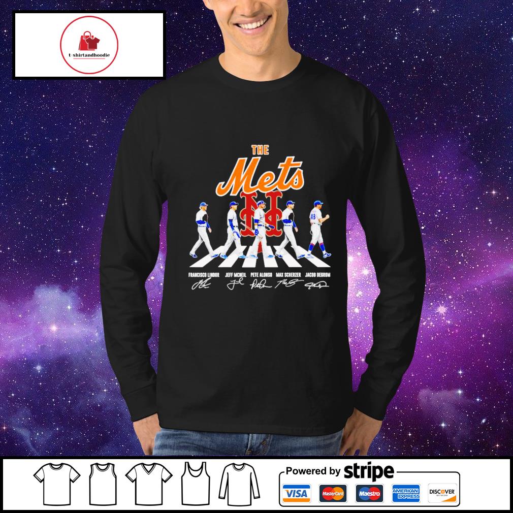 The Mets walking the Abbey road signatures shirt, hoodie, tank top