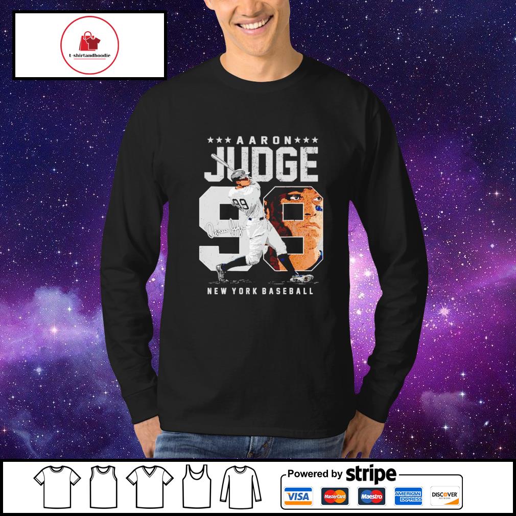 Aaron Judge 99 New York Yankees player signature baseball poster sport shirt,  hoodie, sweater, long sleeve and tank top