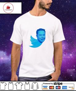 Elon Musk Twitter blue bird shirt