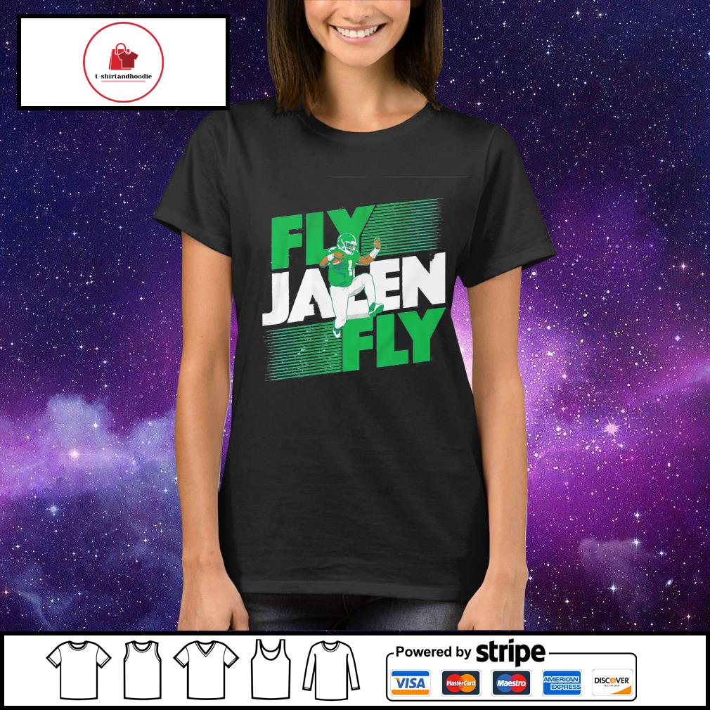 JALEN HURTS PHILADELPHIA EAGLES T-SHIRT. FLY EAGLES FLY T-SHIRT.