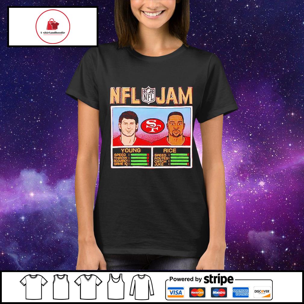 Nfl Jam 49ers Young And Rice 2022 Shirt