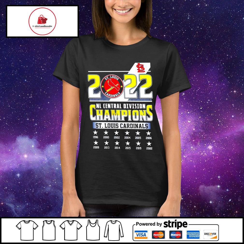 St Louis Cardinals 2022 Nl central division champions shirt